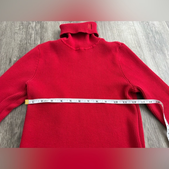 Women’s Ralph Lauren Turtleneck Ribbed Sweater M - Picture 3 of 6